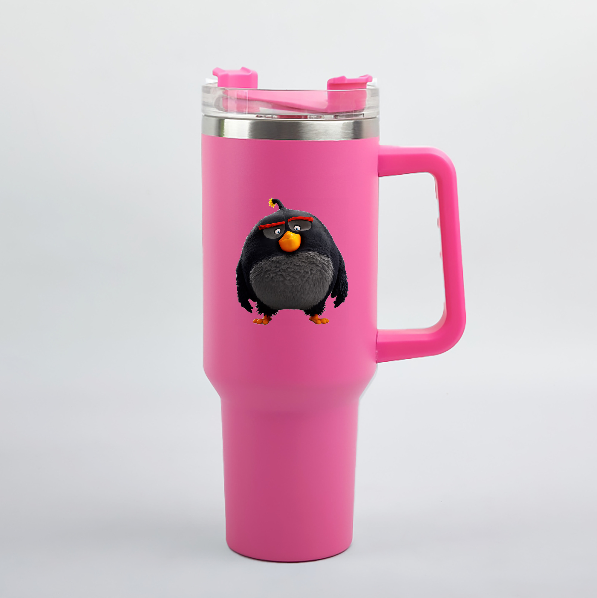 （画像用） Angry Birds アングリーバード 1200mL車用タンブラー（カラープリント）